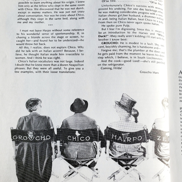 Why a Duck? about Marx Brothers Movies by Richard Anobile 1971 Hardcover Book - Picture 10 of 16